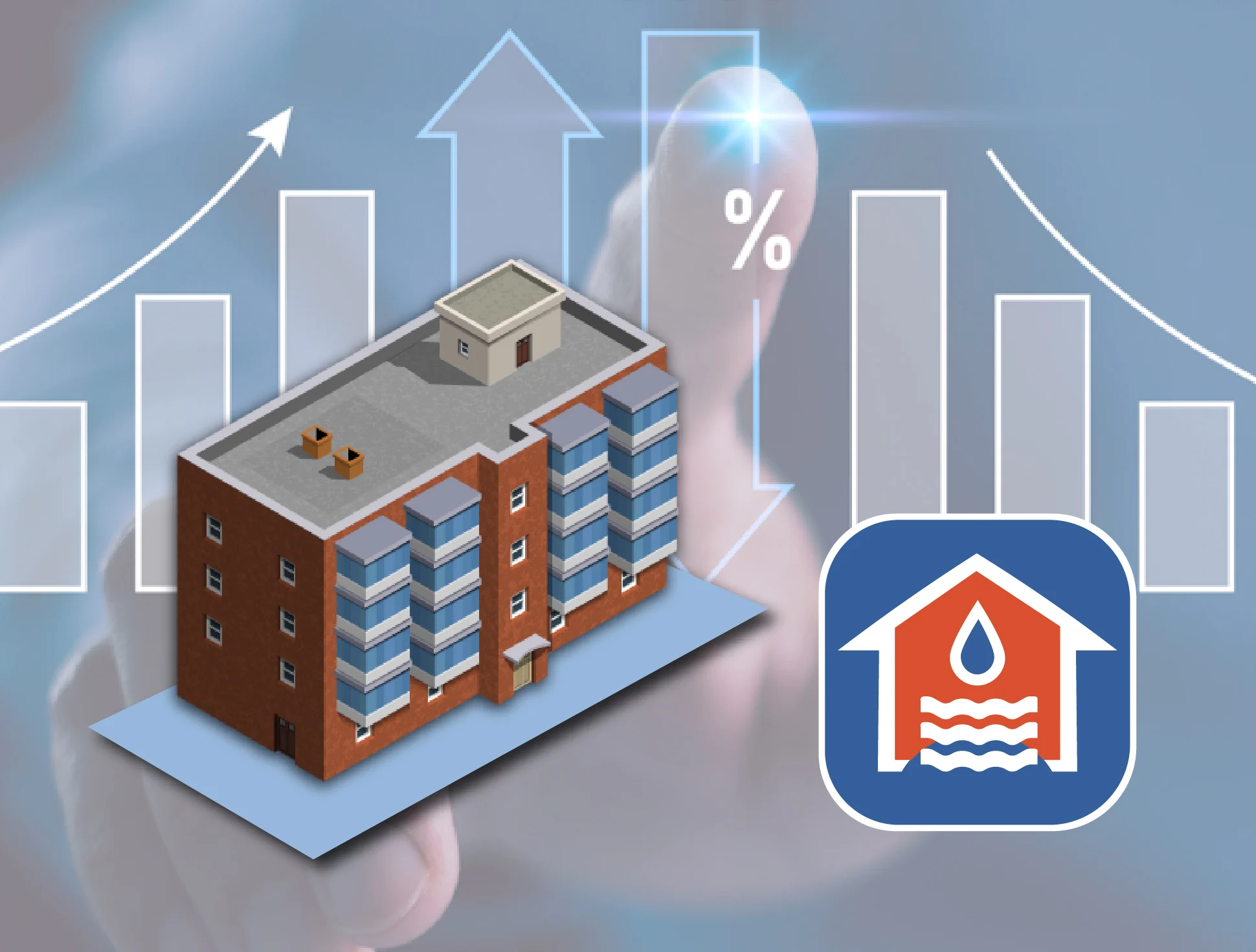 smart water sensor commercial building improvements